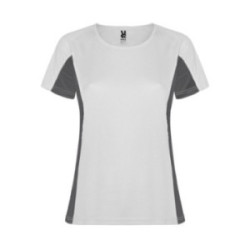 Tee-shirt de sport respirant femme Roly® Shanghai blanc