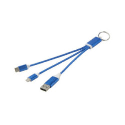 Câble de charge porte-clés 10W en aluminium recyclé