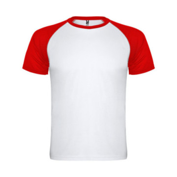 Tee-shirt de sport respirant enfant Roly® Indianapolis blanc