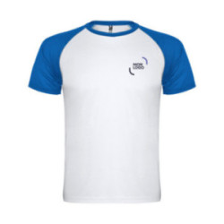 Tee-shirt de sport respirant enfant Roly® Indianapolis blanc