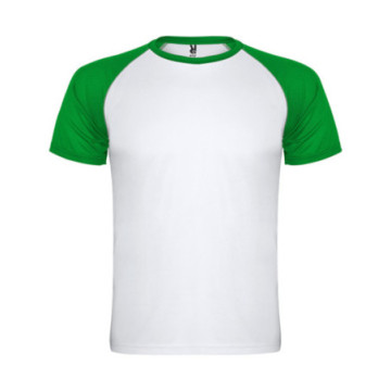 Tee-shirt de sport respirant enfant Roly® Indianapolis blanc