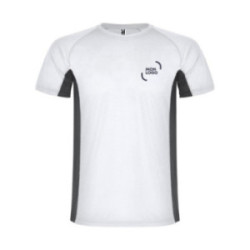 Tee-shirt de sport respirant homme Roly® Shanghai blanc