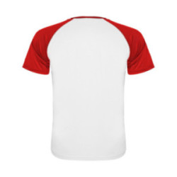 Tee-shirt de sport respirant mixte Roly® Indianapolis blanc