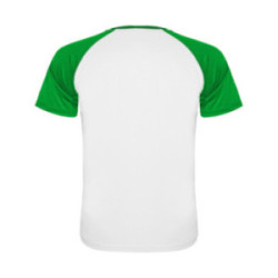 Tee-shirt de sport respirant mixte Roly® Indianapolis blanc