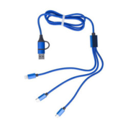 Câble de charge long 7,5W à double entrée USB et USB-C