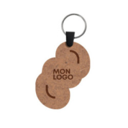 Porte-clés sur-mesure en fibre de bois (de 20 à 40 cm²)
