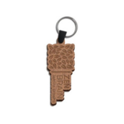Porte-clés sur-mesure en fibre de bois (de 20 à 40 cm²)