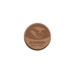 Badge sur mesure en fibre de bois avec aimant (de 20 à 40 cm²)