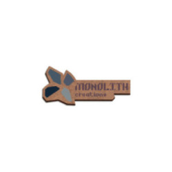 Badge sur mesure en fibre de bois avec aimant (de 20 à 40 cm²)