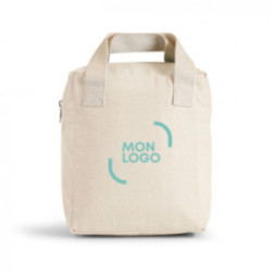 Sac repas isotherme en coton biologique naturel