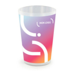 Gobelet 25 cL marquage quadri