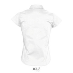 Chemise femme manches courtes Sol's® Excess blanche