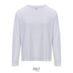 Tee-shirt femme manches longues Sol's® Monarch blanc
