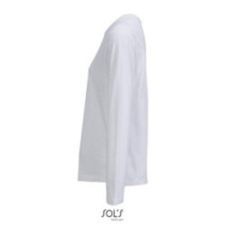 Tee-shirt femme manches longues Sol's® Monarch blanc