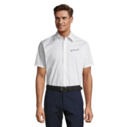 Chemise homme manches courtes Sol's® Broadway blanche