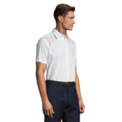 Chemise homme manches courtes Sol's® Broadway blanche