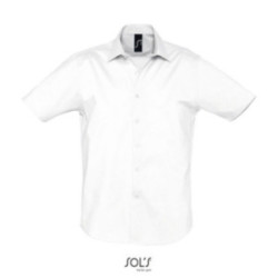 Chemise homme manches courtes Sol's® Broadway blanche
