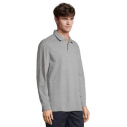 Polo mixte manches longues Sol's® Pacific couleur
