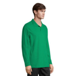 Polo mixte manches longues Sol's® Pacific couleur