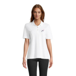 Polo femme Sol's® Pacific blanc