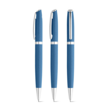 Parure de stylo et roller en aluminium recyclé