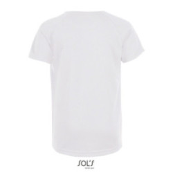 Tee-shirt de sport respirant enfant Sol's® Sporty blanc