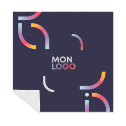 Serviette microfibre impression quadri 40 x 40 cm