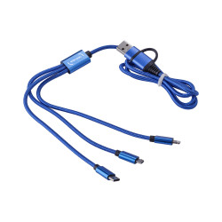 Câble de charge long 7,5W à double entrée USB et USB-C