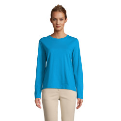 Tee-shirt femme manches longues Sol's® Monarch couleur