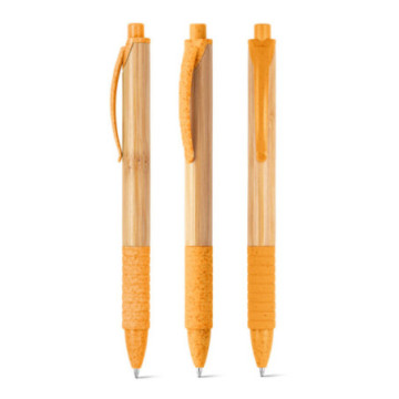 Stylo en bambou avec grip antidérapant