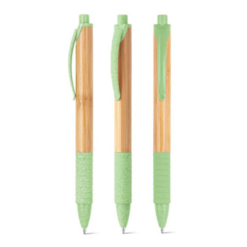 Stylo en bambou avec grip antidérapant