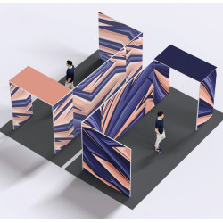 Stand nomade 100 x 230 cm