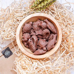 Sachet de friture 100 g chocolat au lait LPCG® marquage quadri