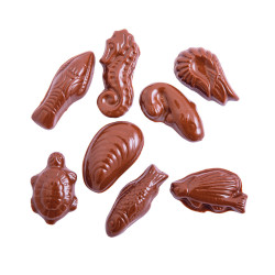 Sachet de friture 100 g chocolat au lait LPCG® marquage quadri