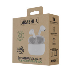 Ecouteurs Bluetooth® Akashi® blancs