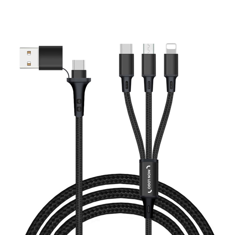 Câble de charge long 20W recyclé Akashi®