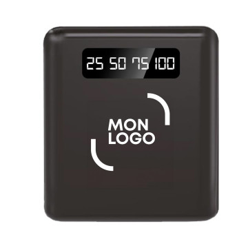 Batterie de secours avec 4 câbles 10000 mAh Akashi® couleur