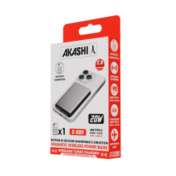 Batterie de secours magnétique 5000 mAh MagSafe™ Akashi®