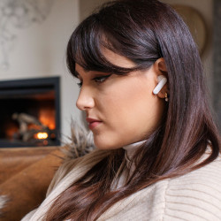 Ecouteurs sans fil étanches Akashi® blancs