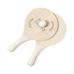 Raquettes en bois et paille de blé