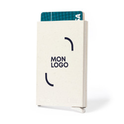 Porte-cartes en paille de blé anti RFID