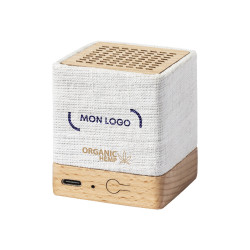 Enceinte Bluetooth® en chanvre et bois 3 W