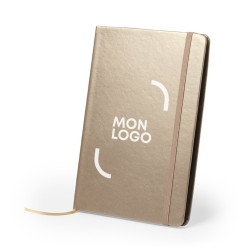 Carnet A5 métallisé