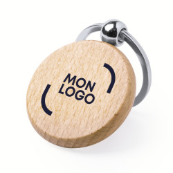Porte-clés en bois de hêtre