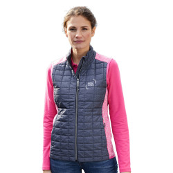 Veste matelassée bi-matière femme sans manches James & Nicholson®