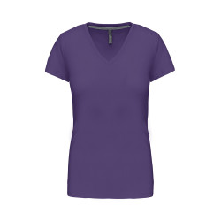 Tee-shirt femme Kariban® col V couleur