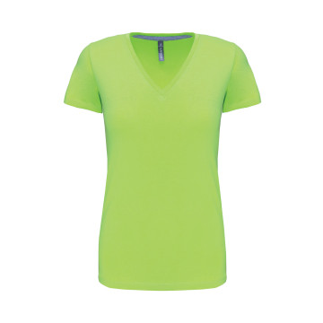 Tee-shirt femme Kariban® col V couleur