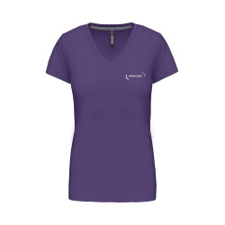 Tee-shirt femme Kariban® col V couleur