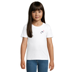 Tee-shirt enfant Sol's® Crusader en coton bio blanc