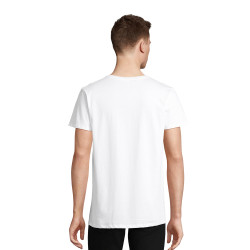 Tee-shirt mixte Sol's® en coton recyclé blanc Re Crusader